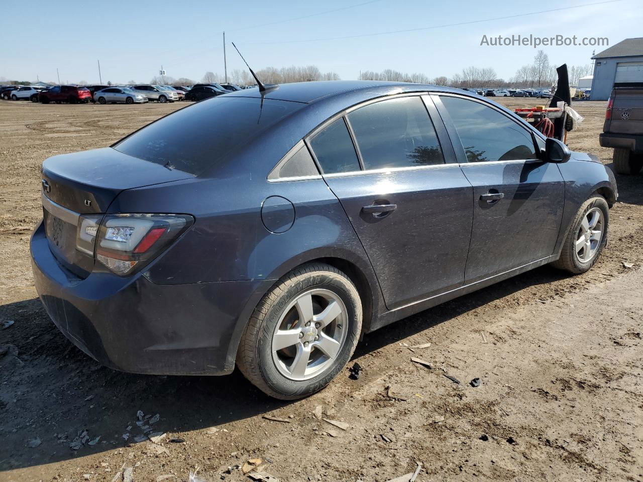 2014 Chevrolet Cruze Lt Blue vin: 1G1PC5SB5E7409314