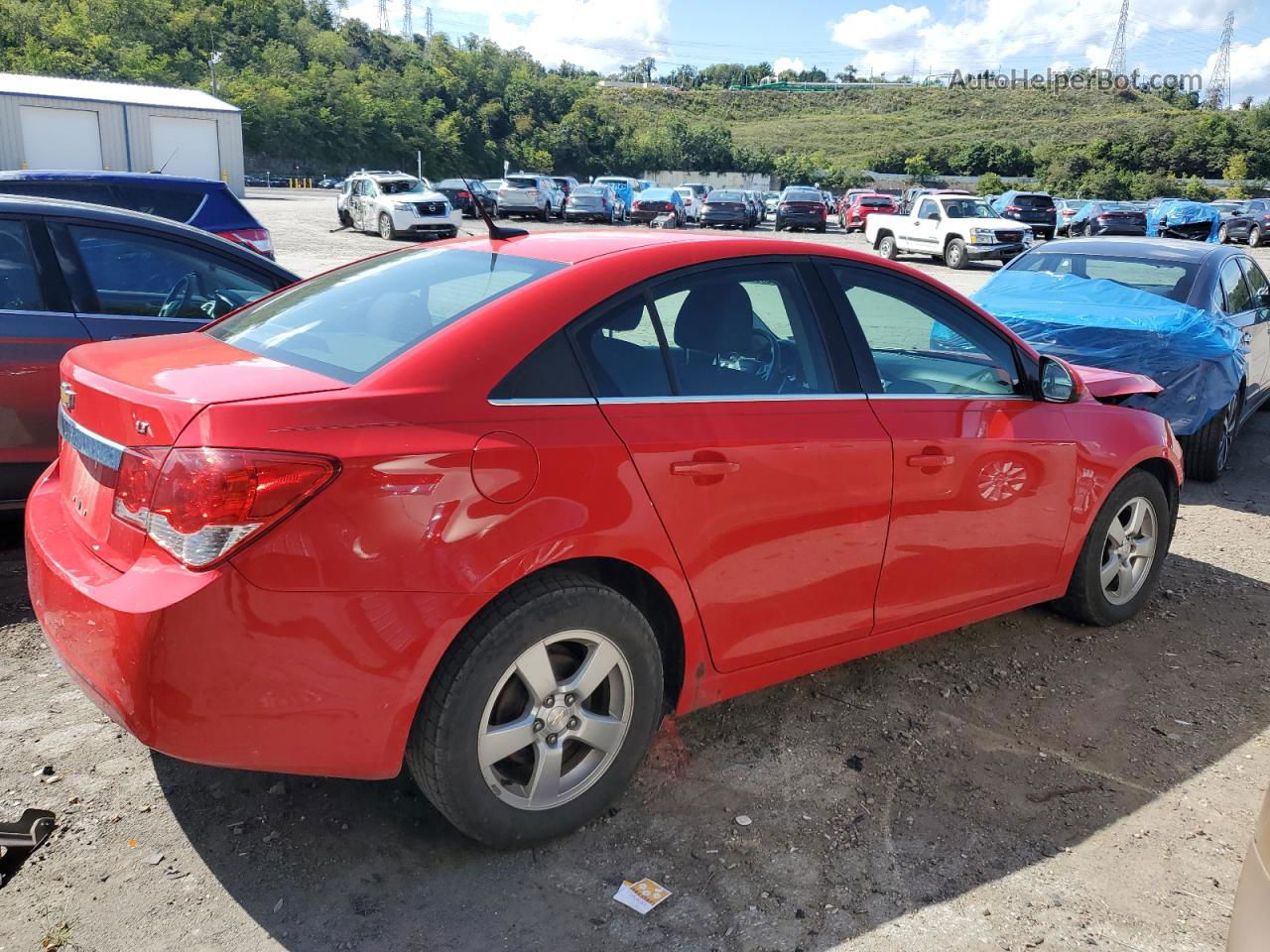 2014 Chevrolet Cruze Lt Красный vin: 1G1PC5SB5E7420717