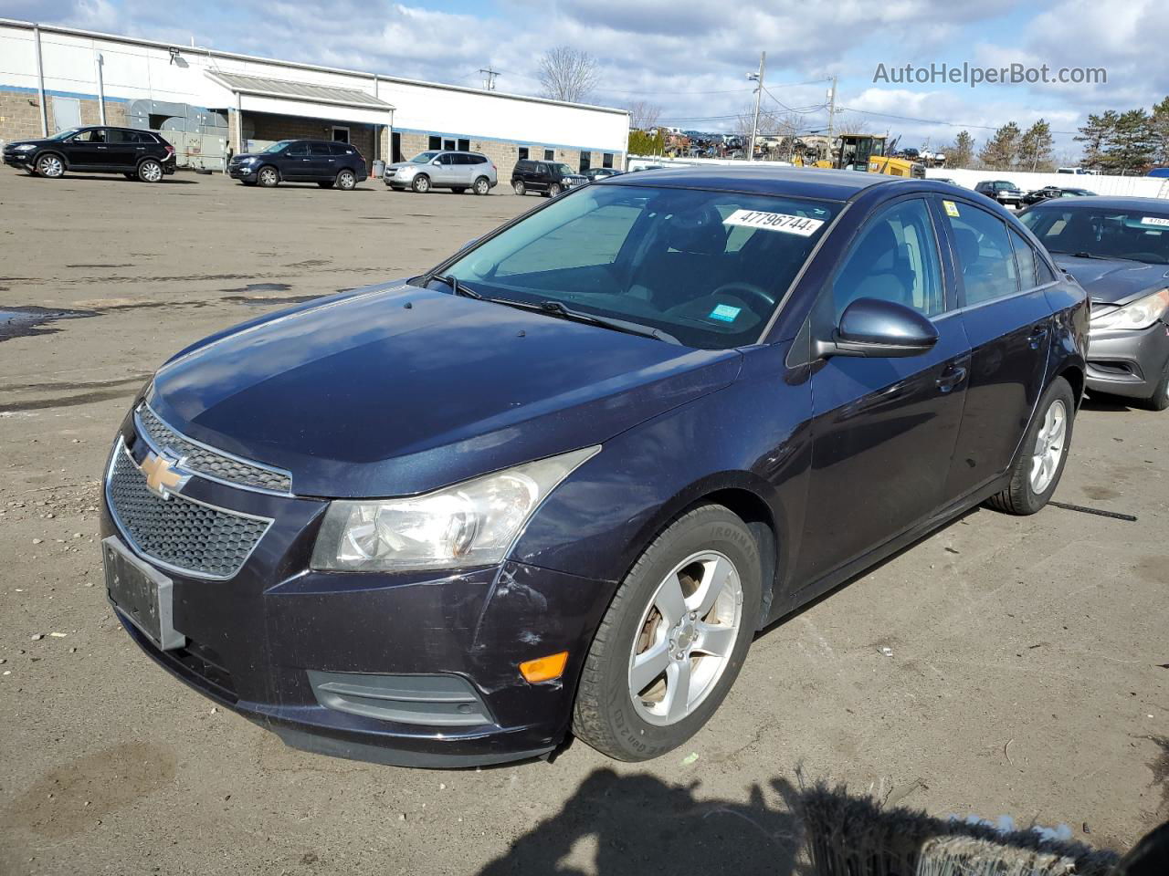 2014 Chevrolet Cruze Lt Blue vin: 1G1PC5SB5E7472588