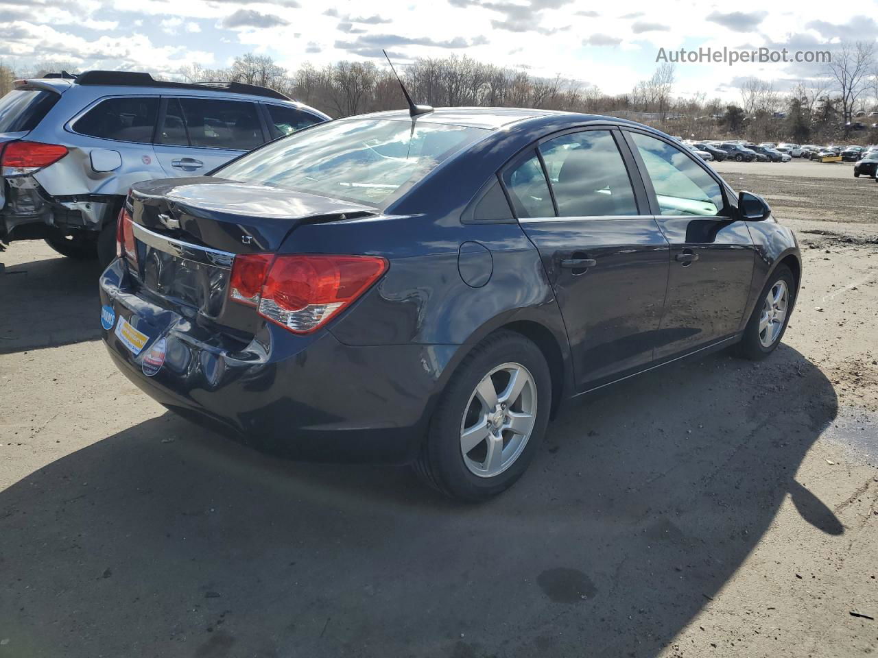 2014 Chevrolet Cruze Lt Blue vin: 1G1PC5SB5E7472588