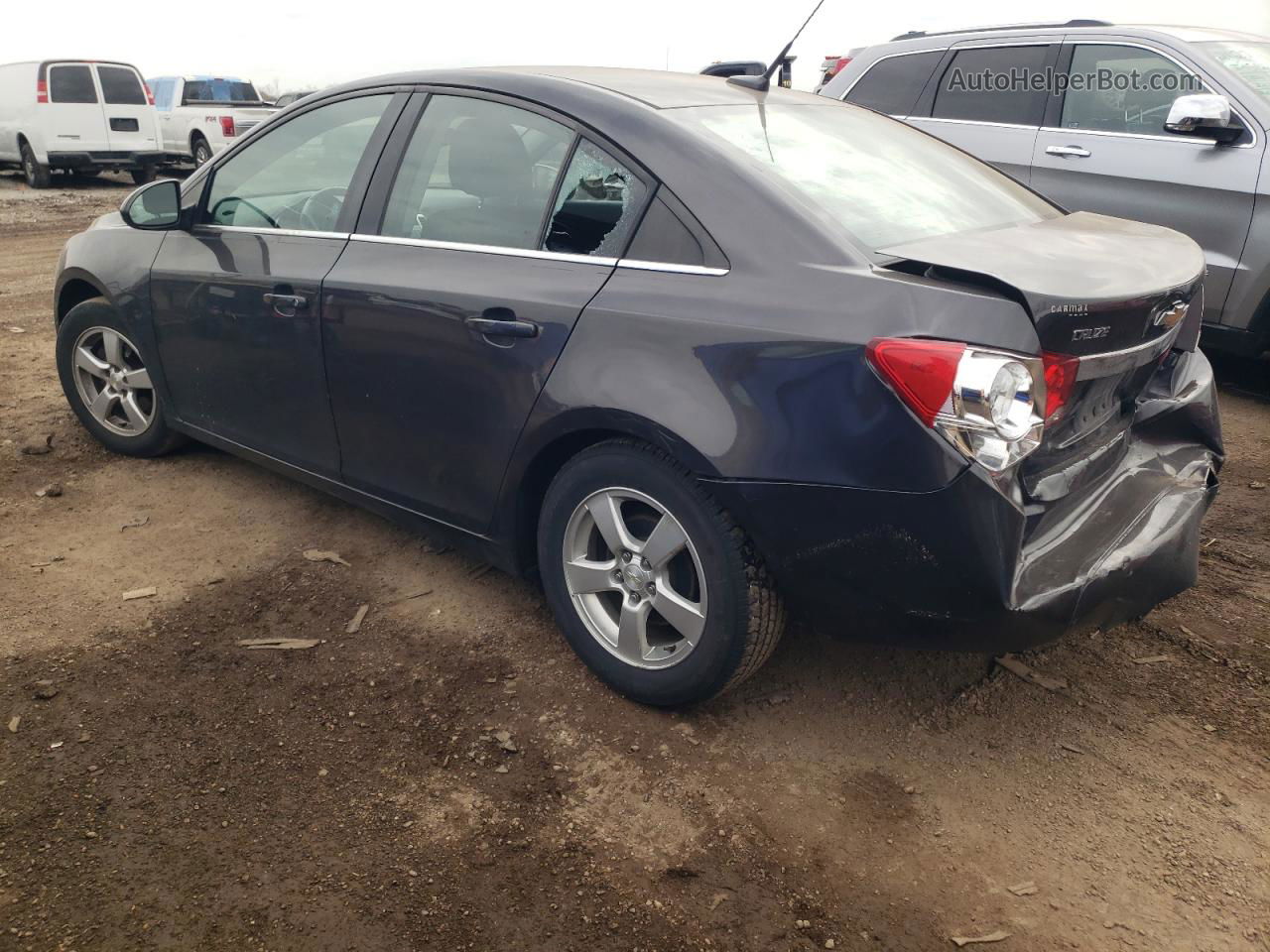 2014 Chevrolet Cruze Lt Gray vin: 1G1PC5SB5E7480982