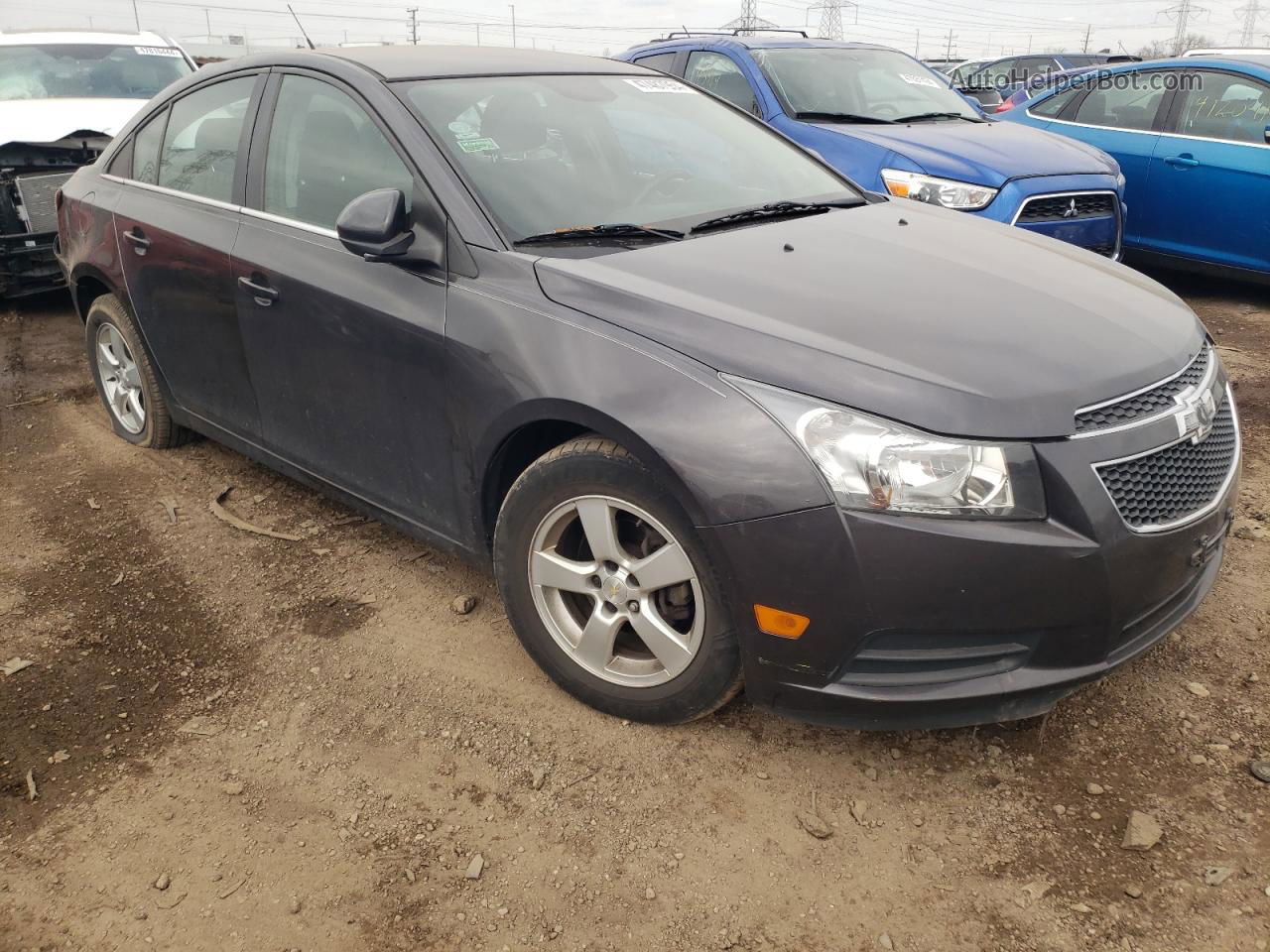 2014 Chevrolet Cruze Lt Gray vin: 1G1PC5SB5E7480982