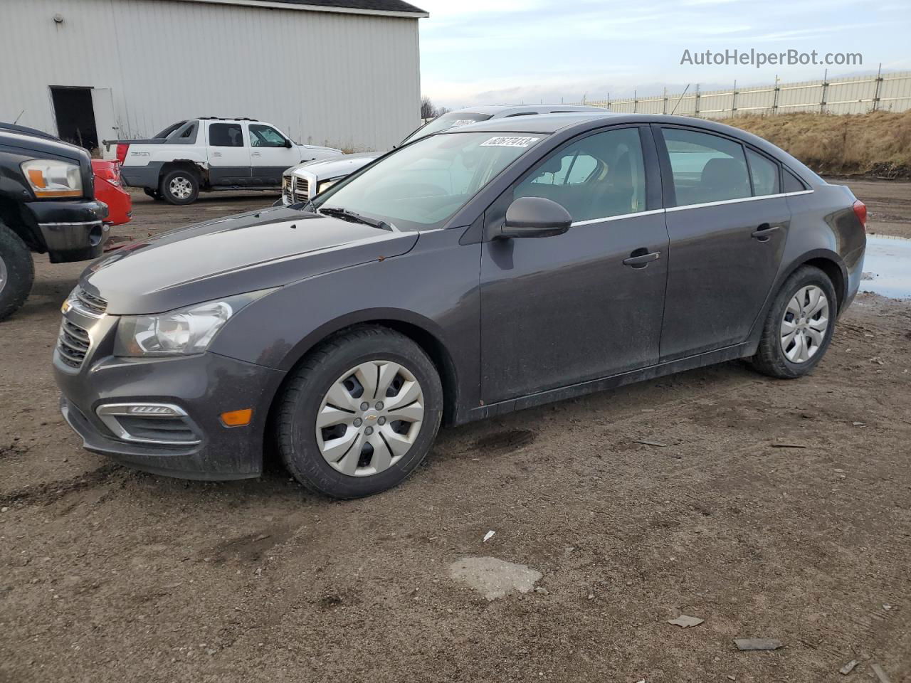 2015 Chevrolet Cruze Lt Серый vin: 1G1PC5SB5F7106387