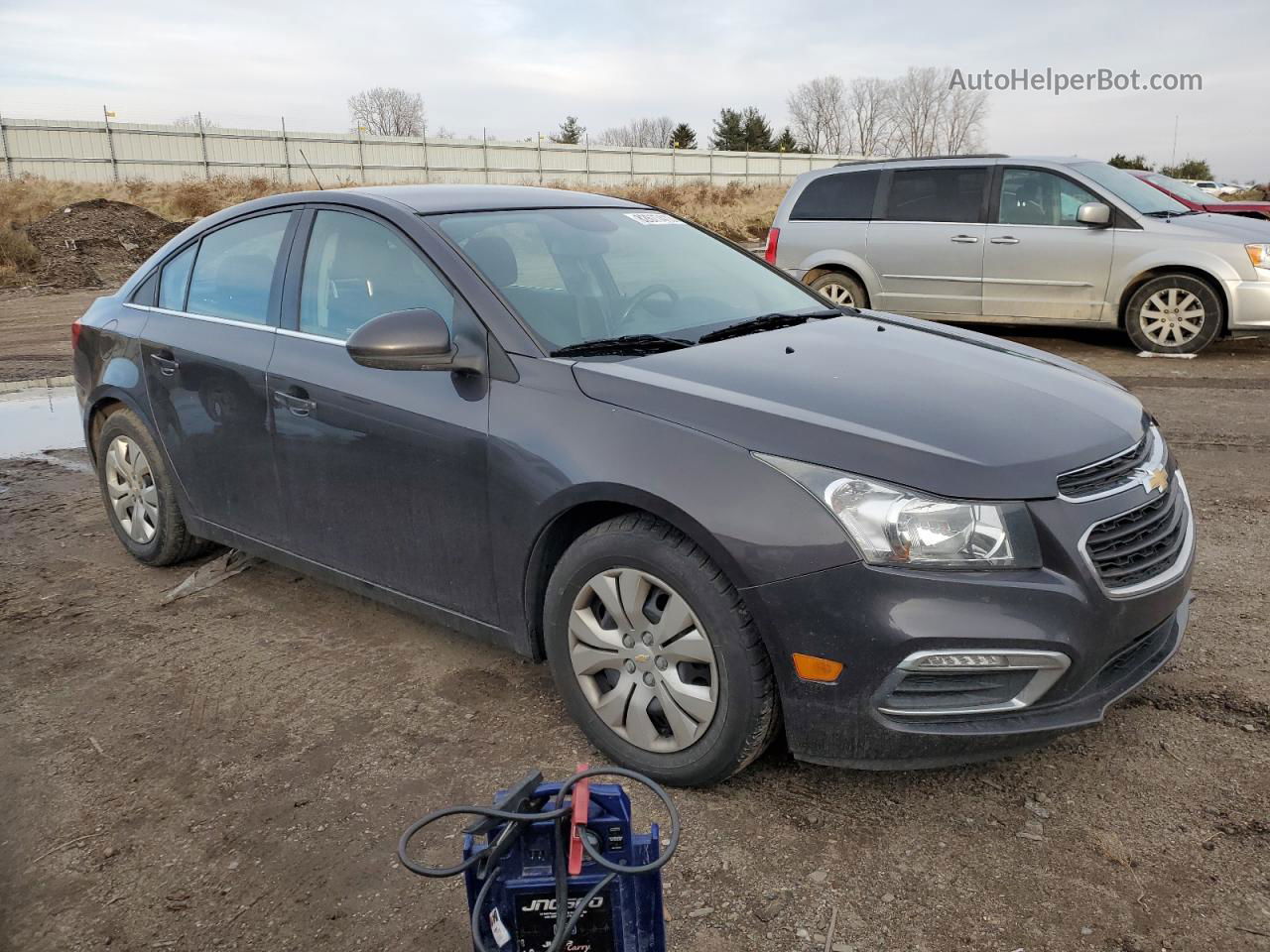 2015 Chevrolet Cruze Lt Gray vin: 1G1PC5SB5F7106387