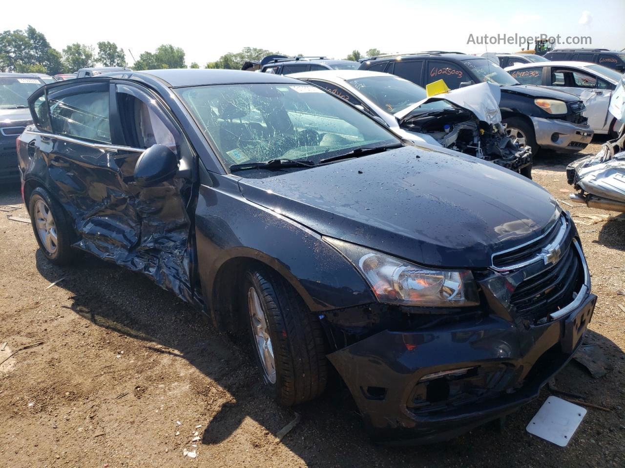 2015 Chevrolet Cruze Lt Серый vin: 1G1PC5SB5F7130978