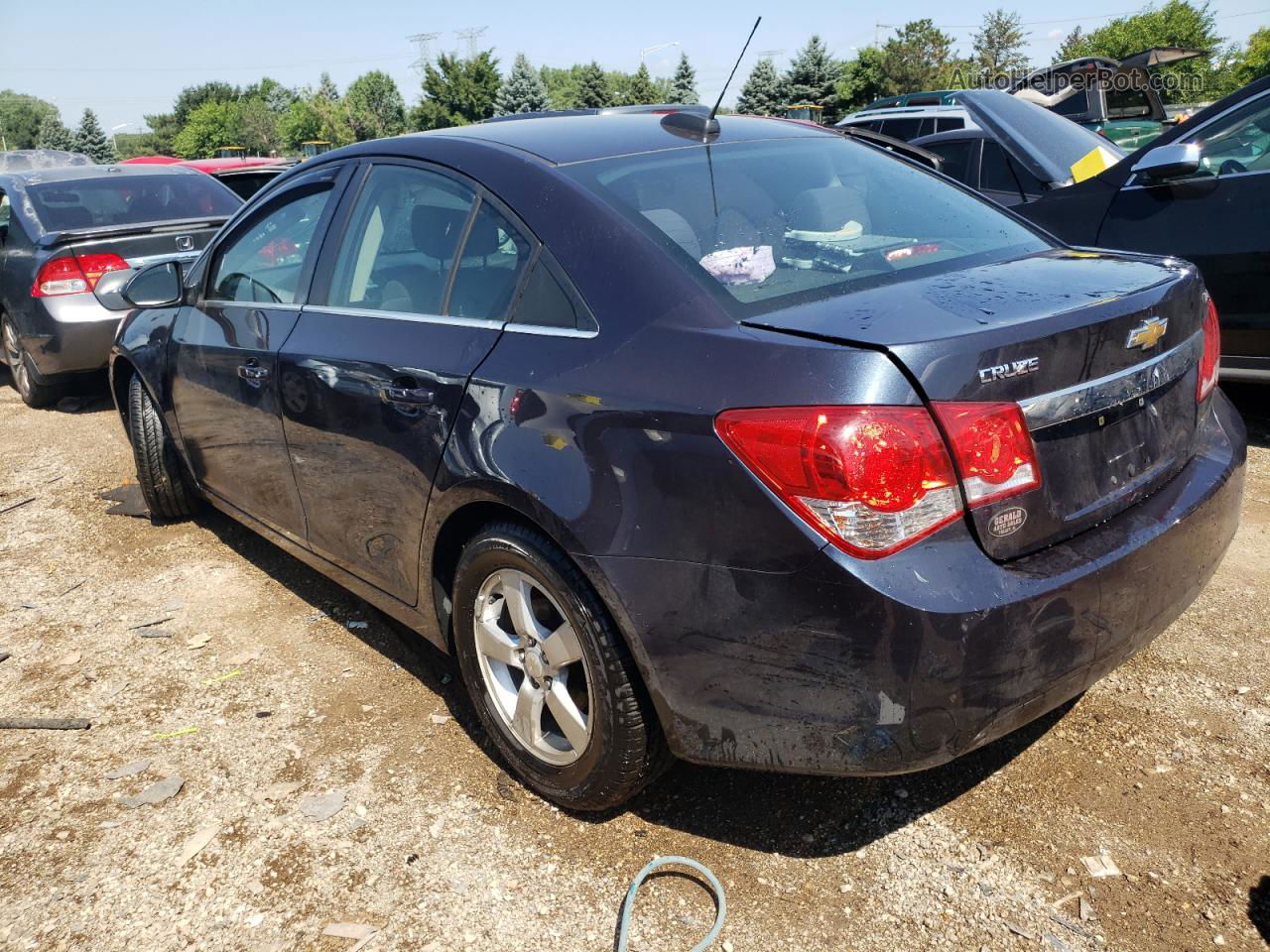 2015 Chevrolet Cruze Lt Gray vin: 1G1PC5SB5F7130978