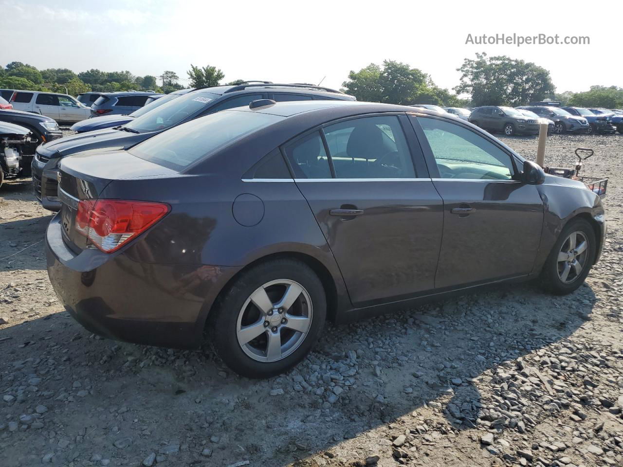 2015 Chevrolet Cruze Lt Brown vin: 1G1PC5SB5F7141043