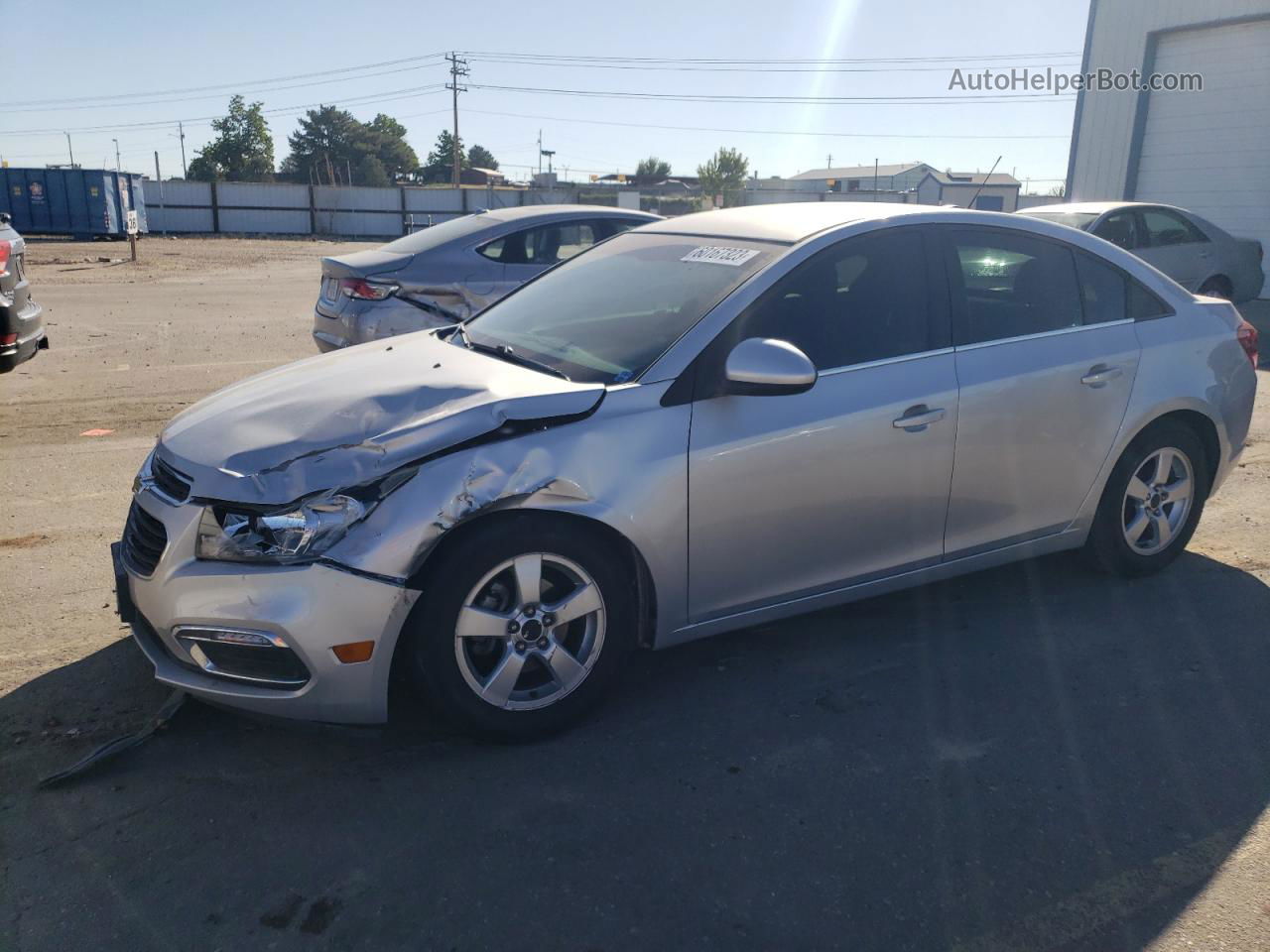 2015 Chevrolet Cruze Lt Silver vin: 1G1PC5SB5F7172888