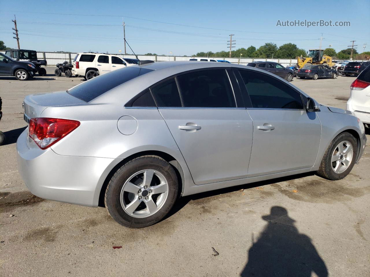 2015 Chevrolet Cruze Lt Silver vin: 1G1PC5SB5F7172888