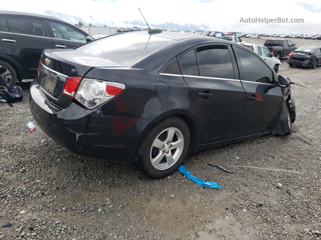 2015 Chevrolet Cruze Lt Black vin: 1G1PC5SB5F7173829