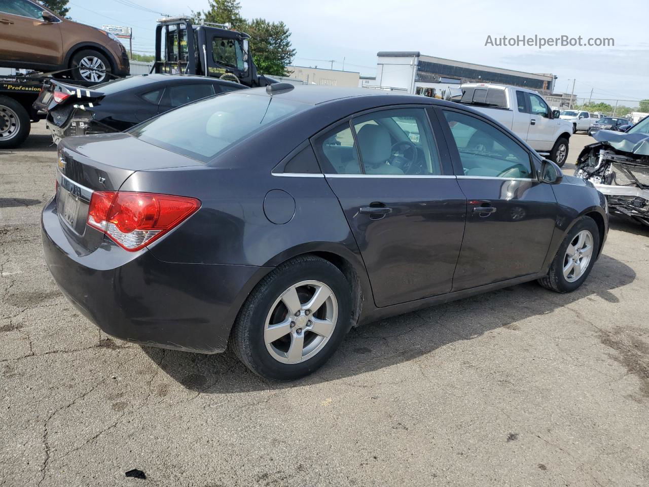 2015 Chevrolet Cruze Lt Black vin: 1G1PC5SB5F7174527