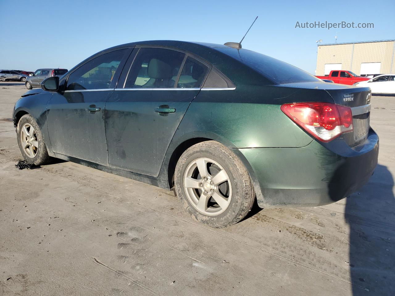 2015 Chevrolet Cruze Lt Зеленый vin: 1G1PC5SB5F7214041