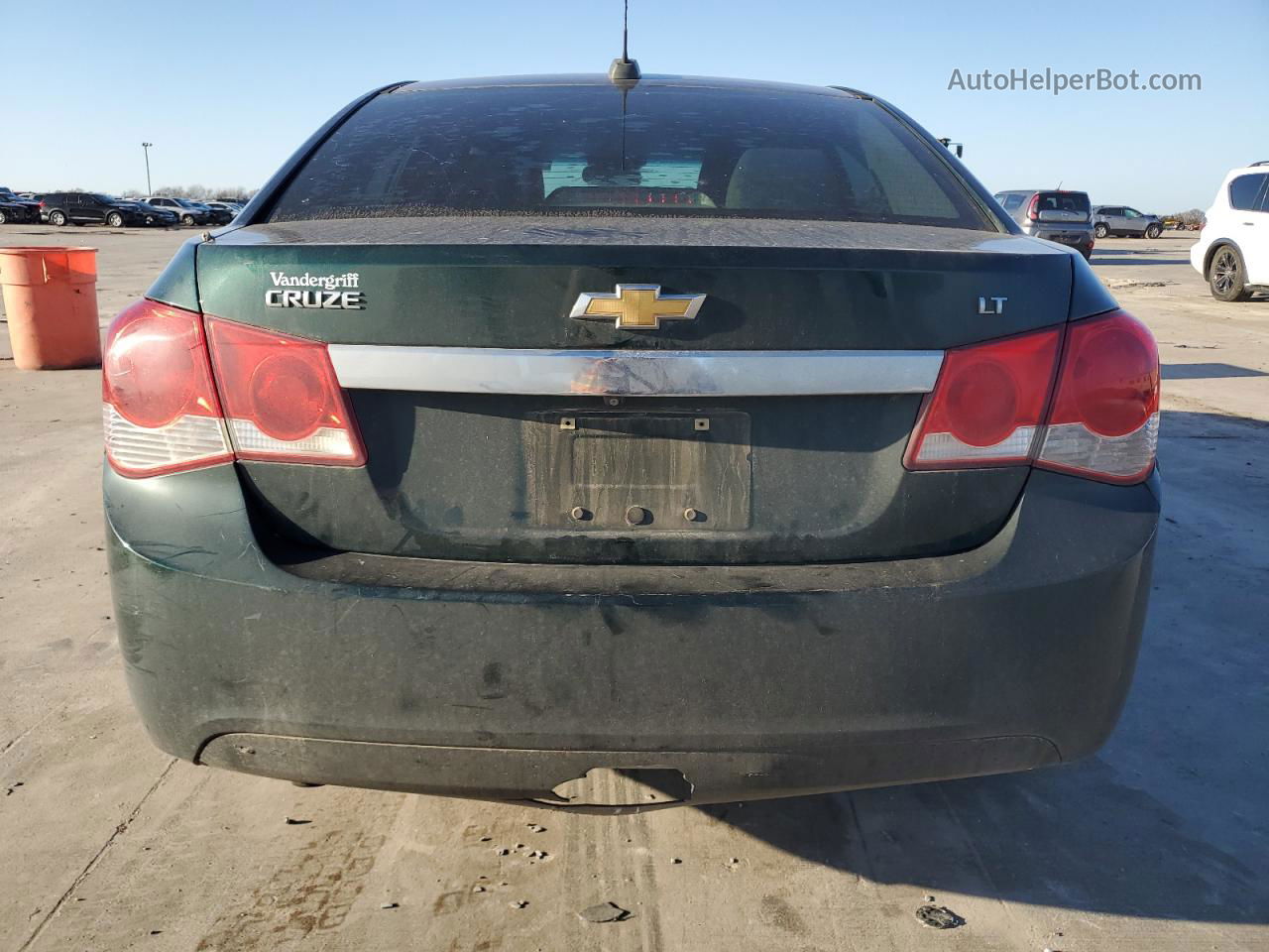 2015 Chevrolet Cruze Lt Green vin: 1G1PC5SB5F7214041