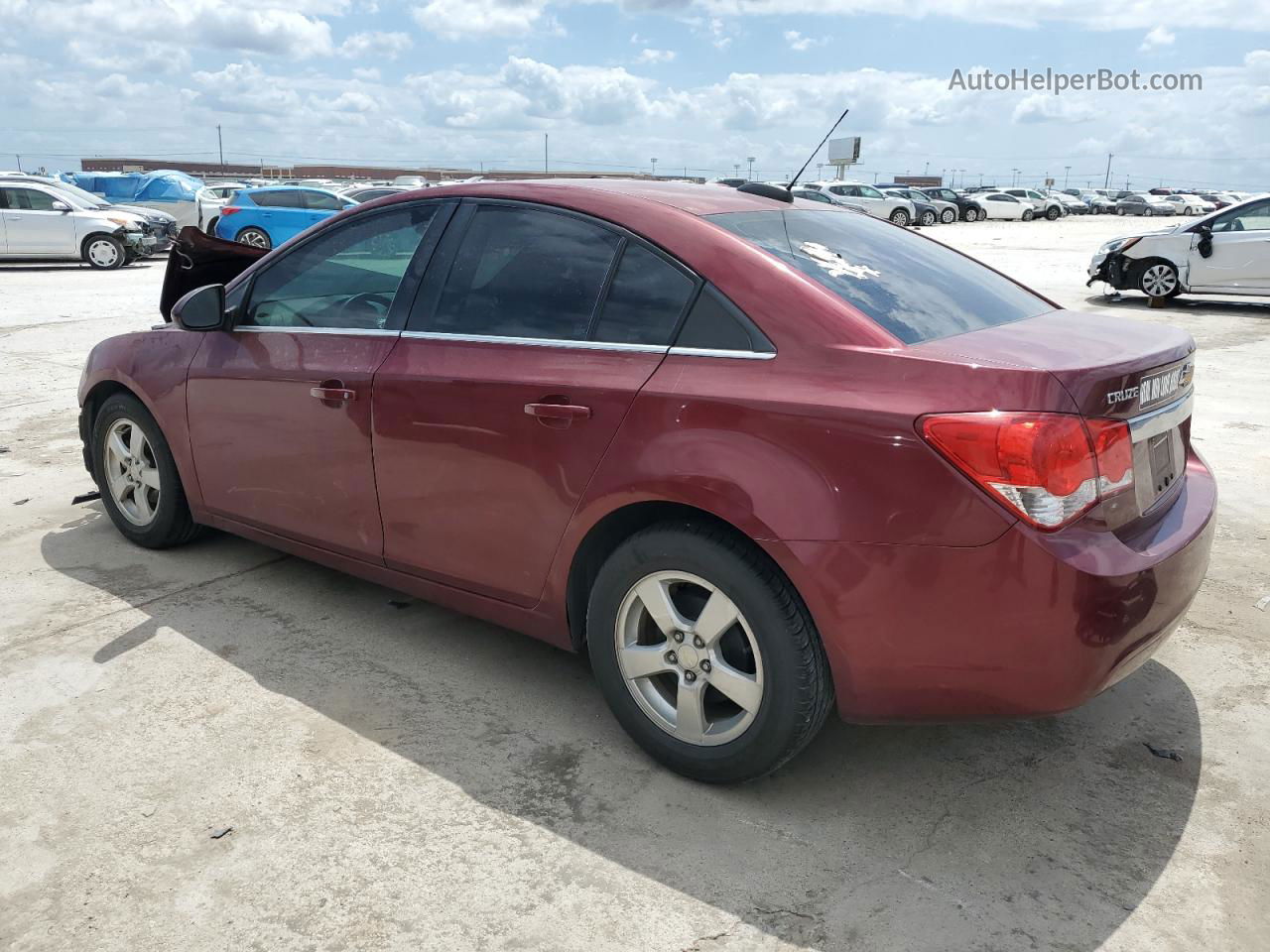 2015 Chevrolet Cruze Lt Burgundy vin: 1G1PC5SB5F7216064