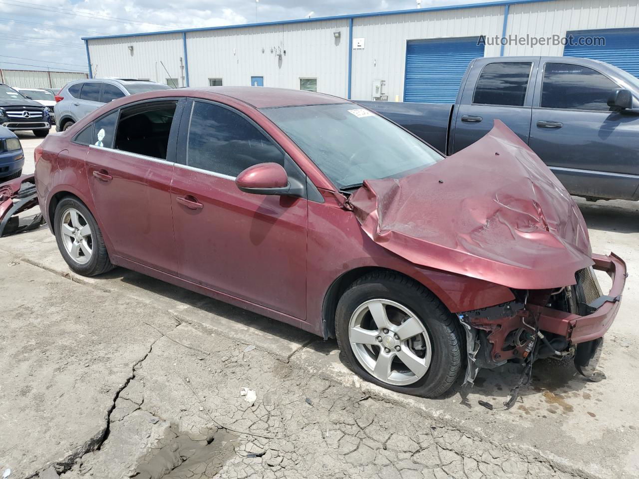 2015 Chevrolet Cruze Lt Burgundy vin: 1G1PC5SB5F7216064