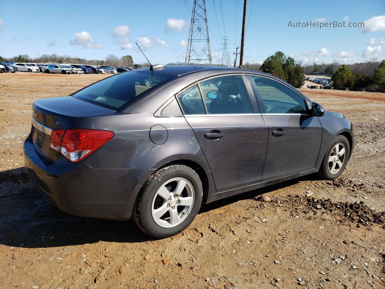 2015 Chevrolet Cruze Lt Gray vin: 1G1PC5SB5F7216842