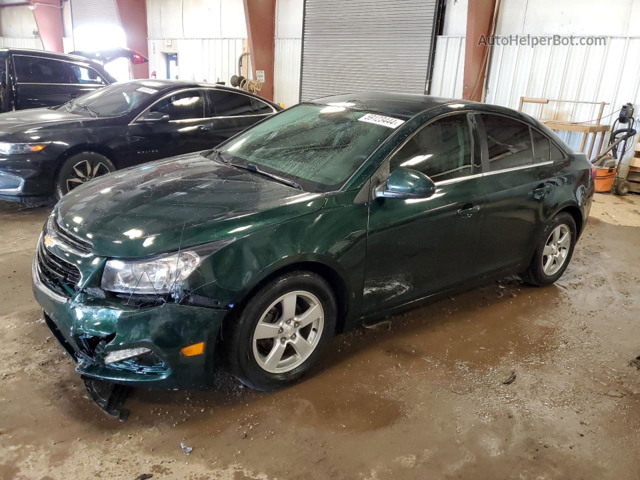 2015 Chevrolet Cruze Lt Green vin: 1G1PC5SB5F7276118