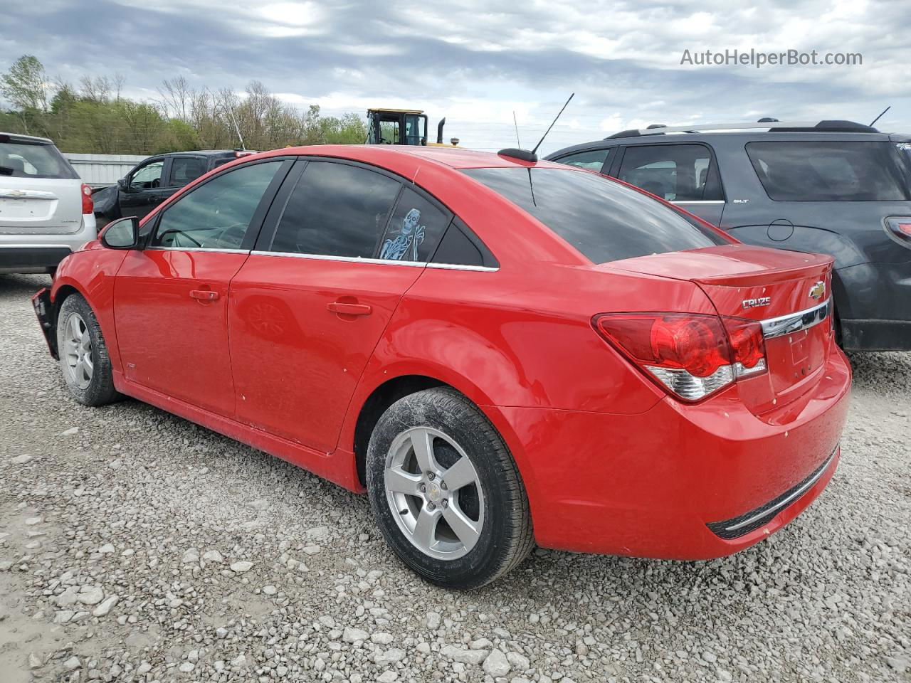 2015 Chevrolet Cruze Lt Red vin: 1G1PC5SB5F7284770