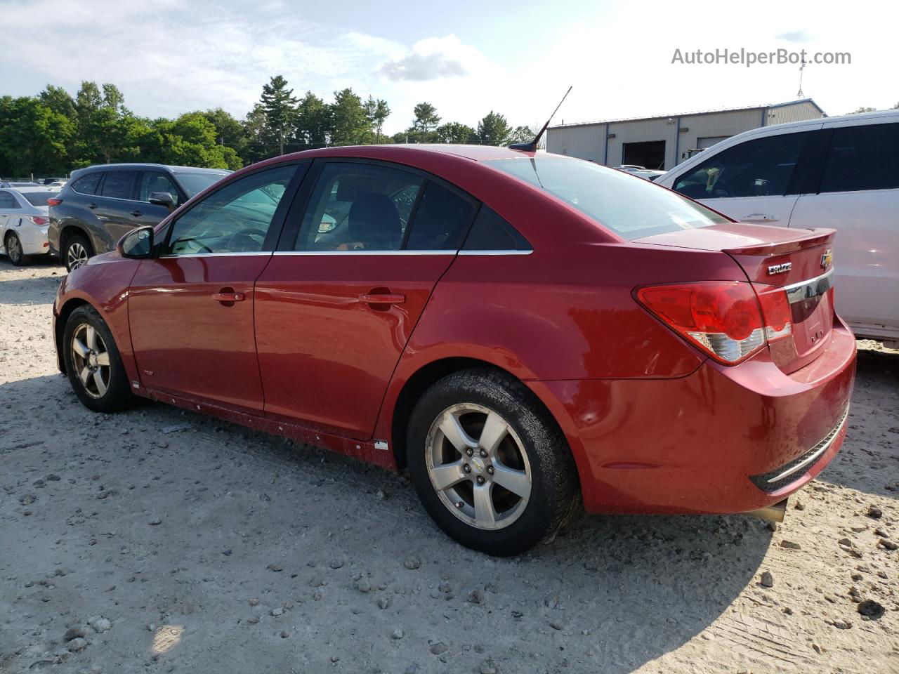 2013 Chevrolet Cruze Lt Red vin: 1G1PC5SB6D7110512