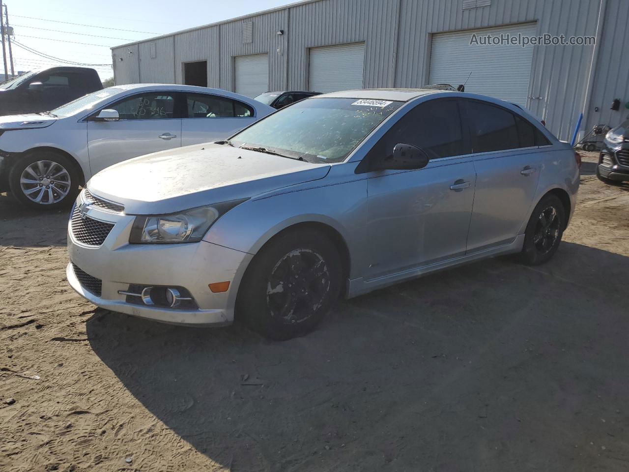 2013 Chevrolet Cruze Lt Silver vin: 1G1PC5SB6D7159130