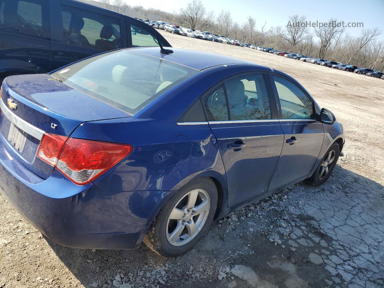 2013 Chevrolet Cruze Lt Blue vin: 1G1PC5SB6D7161315