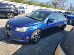 2013 Chevrolet Cruze Lt Blue vin: 1G1PC5SB6D7161315