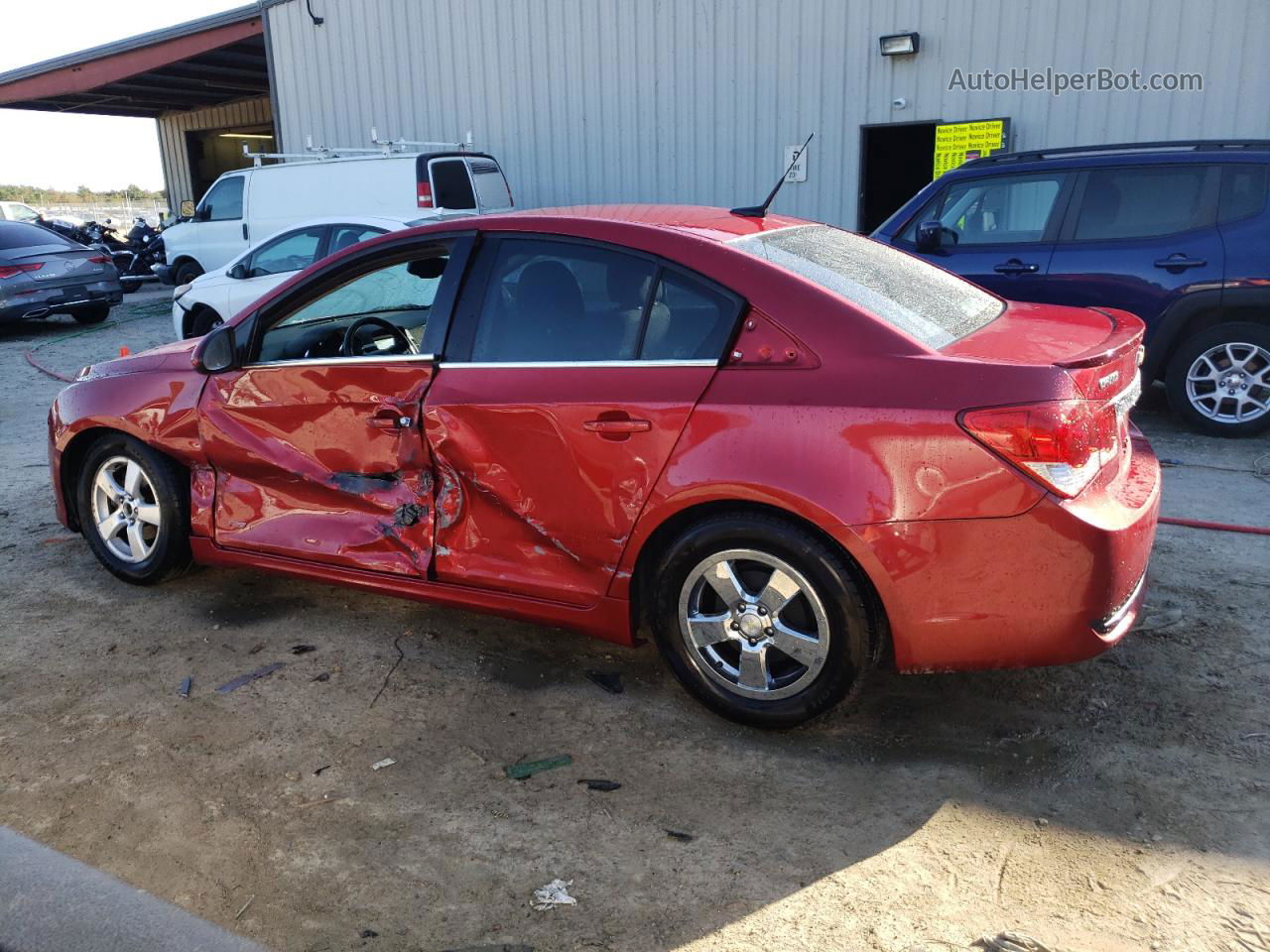 2013 Chevrolet Cruze Lt Red vin: 1G1PC5SB6D7166613