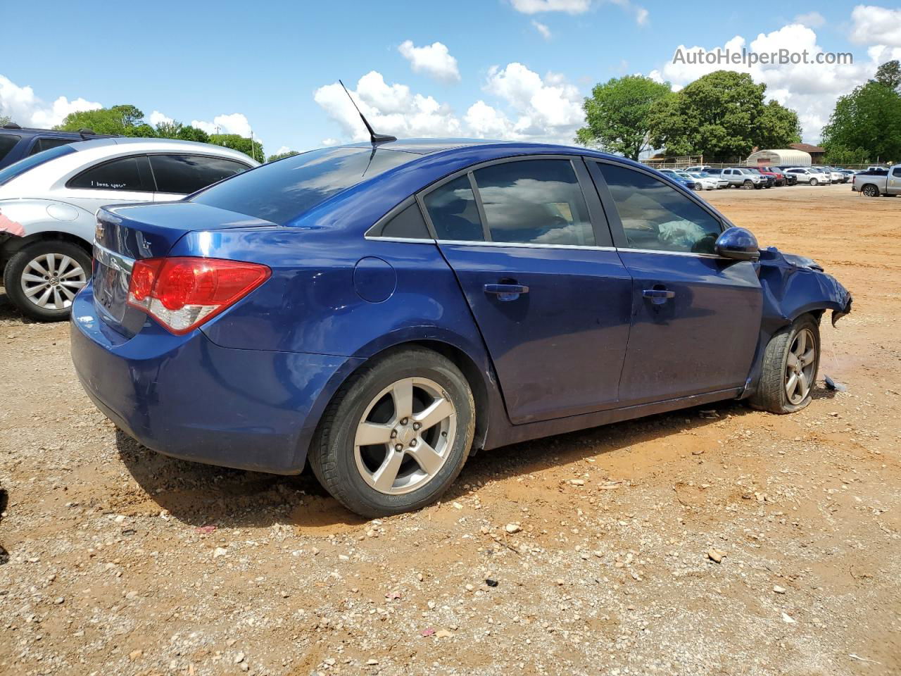 2013 Chevrolet Cruze Lt Синий vin: 1G1PC5SB6D7188806