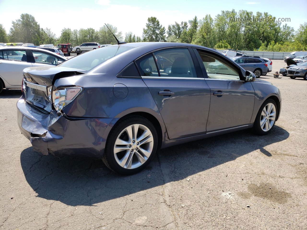 2013 Chevrolet Cruze Lt Синий vin: 1G1PC5SB6D7282653