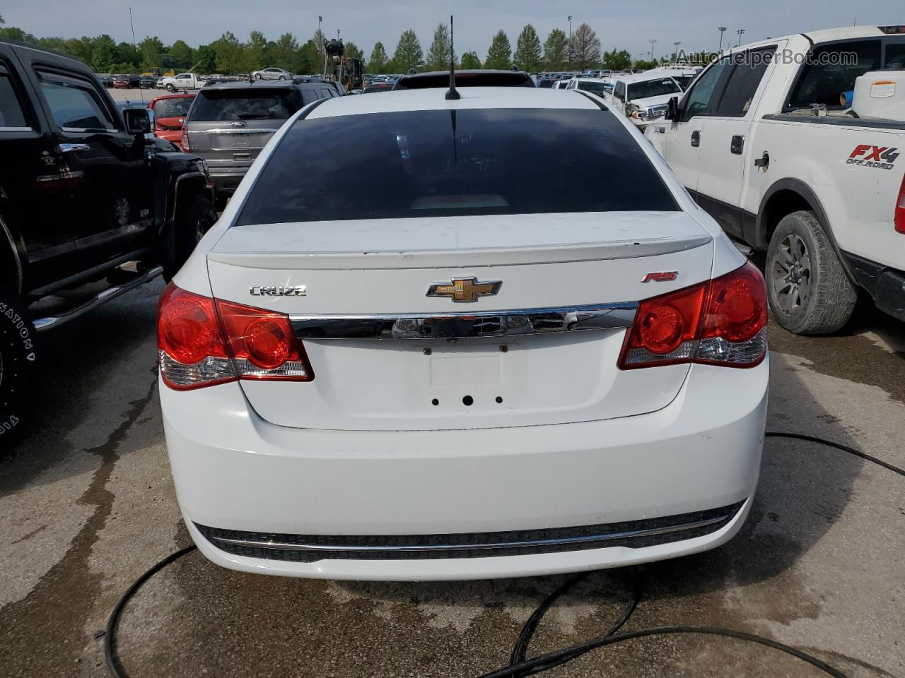 2013 Chevrolet Cruze Lt White vin: 1G1PC5SB6D7324092