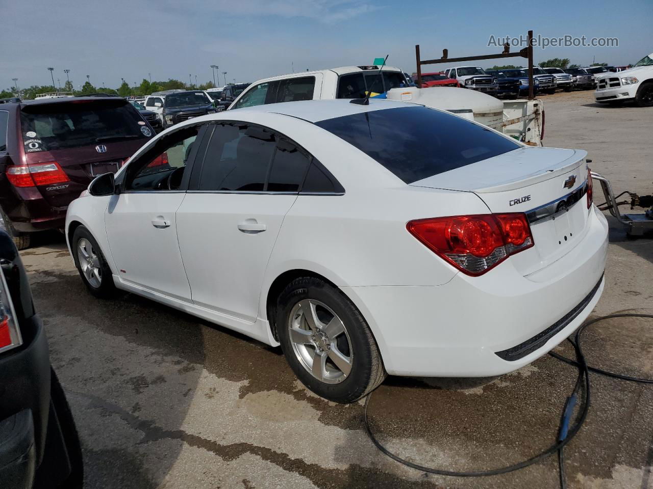 2013 Chevrolet Cruze Lt White vin: 1G1PC5SB6D7324092