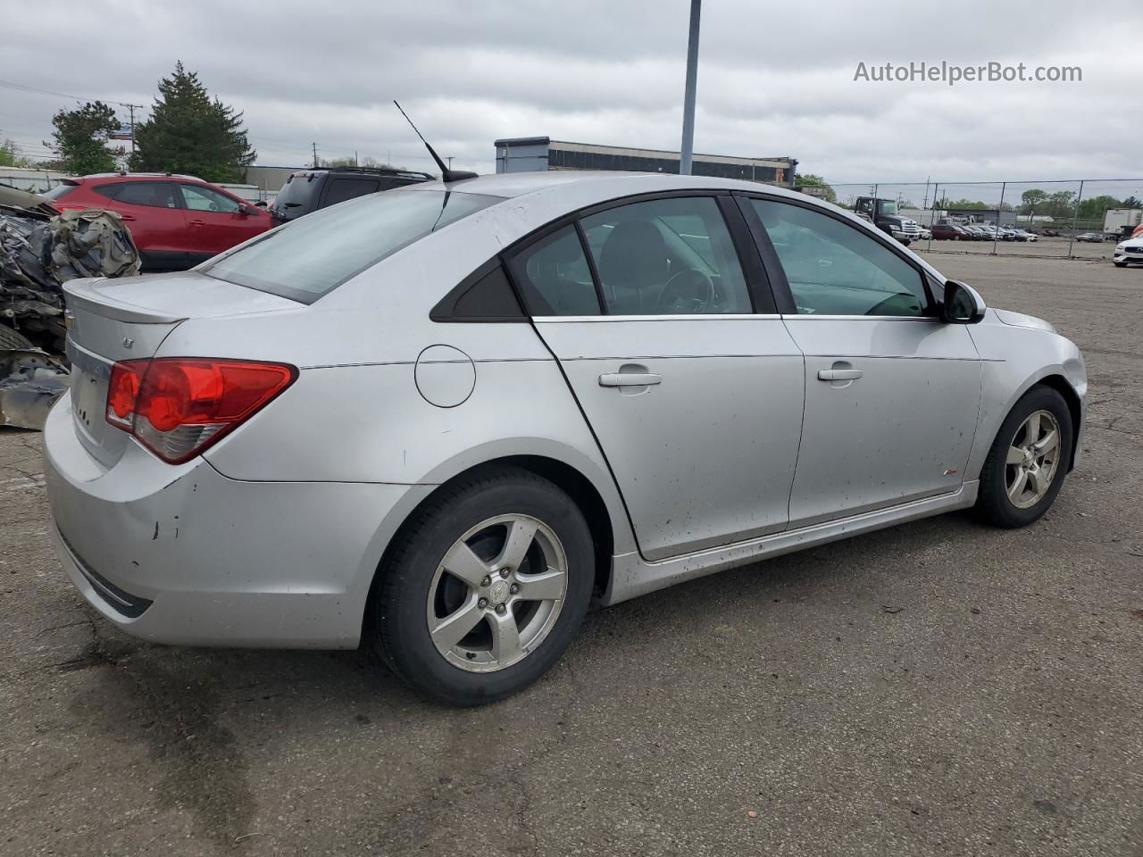 2013 Chevrolet Cruze Lt Silver vin: 1G1PC5SB6D7328398