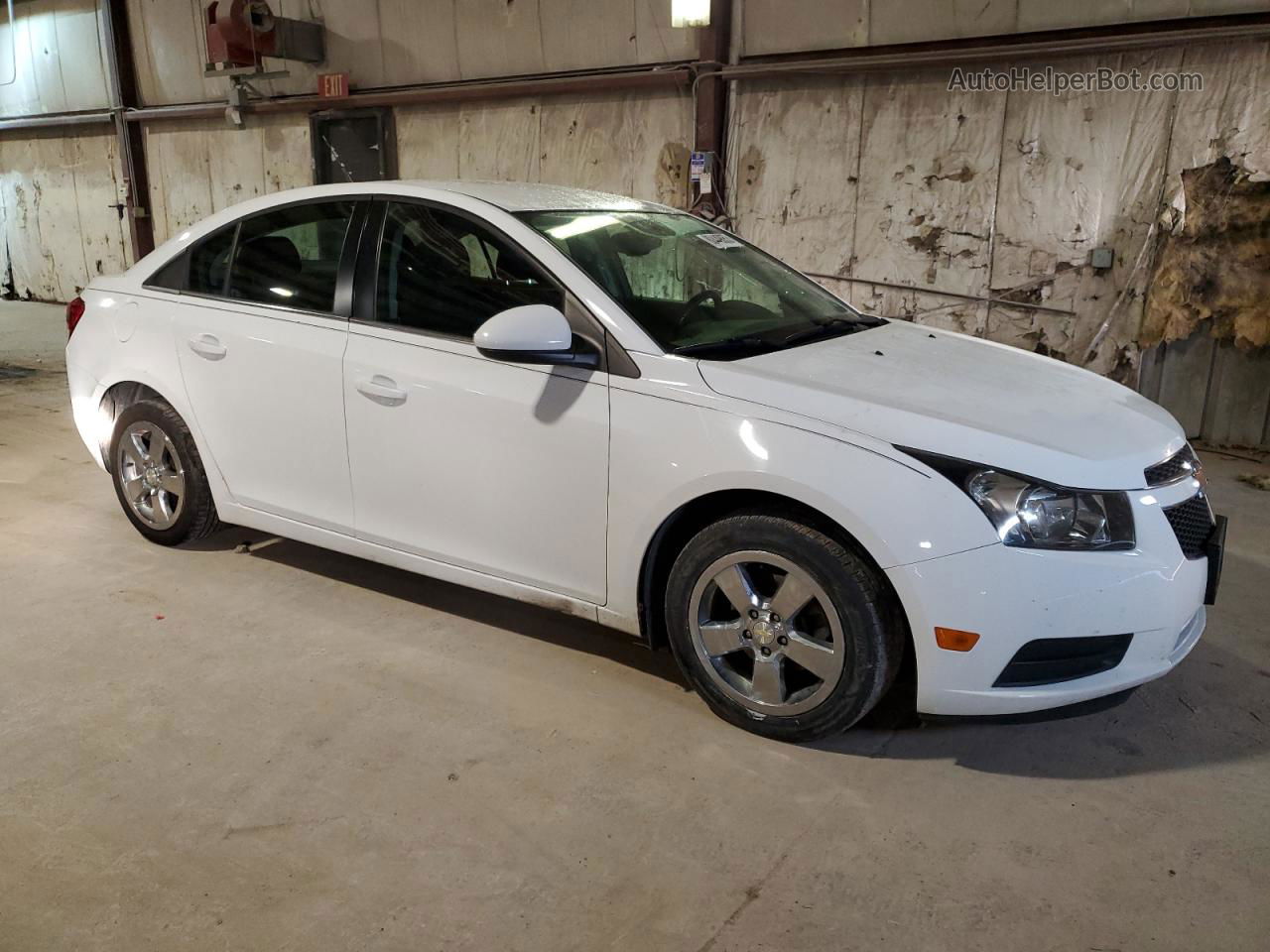 2014 Chevrolet Cruze Lt White vin: 1G1PC5SB6E7214516