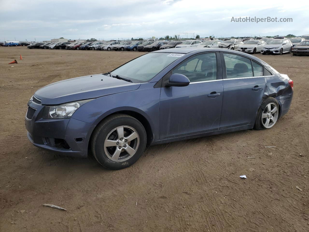 2014 Chevrolet Cruze Lt Синий vin: 1G1PC5SB6E7274330