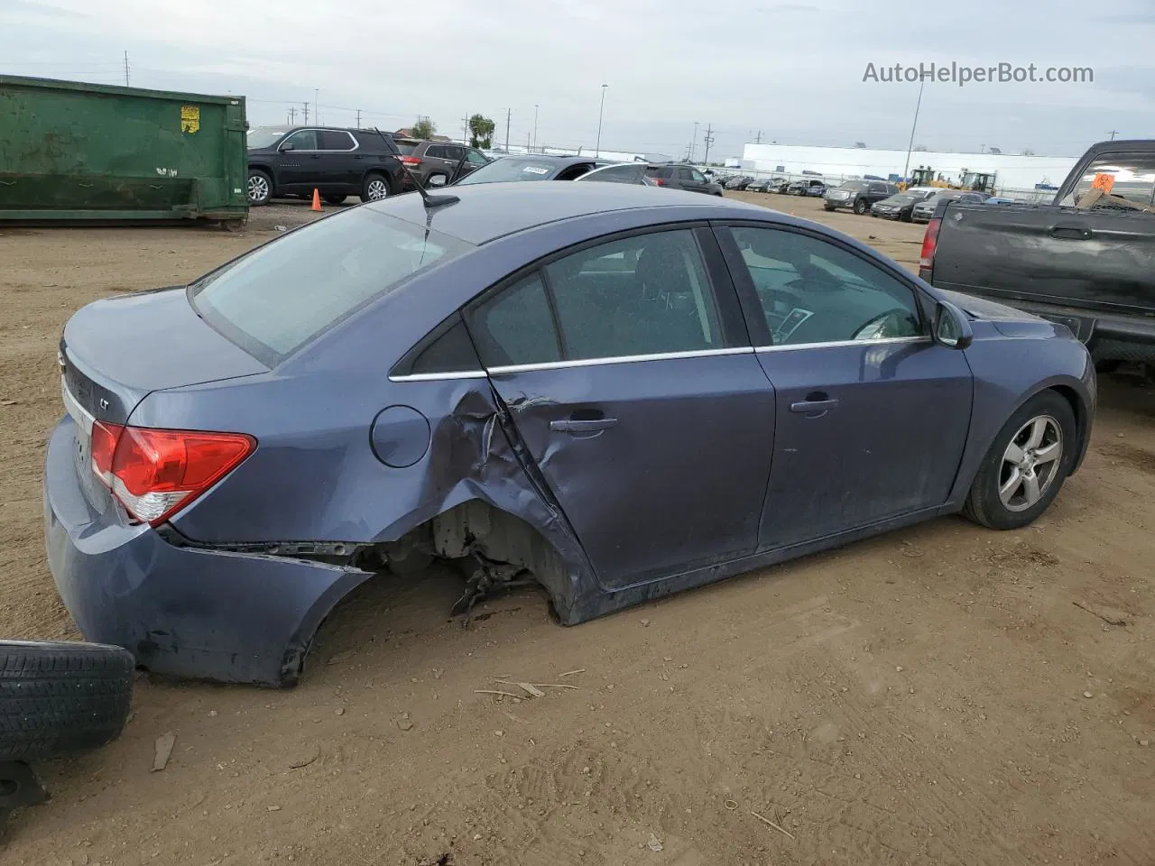 2014 Chevrolet Cruze Lt Синий vin: 1G1PC5SB6E7274330