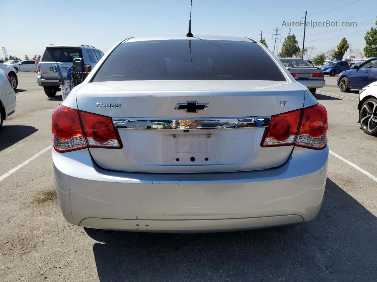 2014 Chevrolet Cruze Lt Silver vin: 1G1PC5SB6E7295047