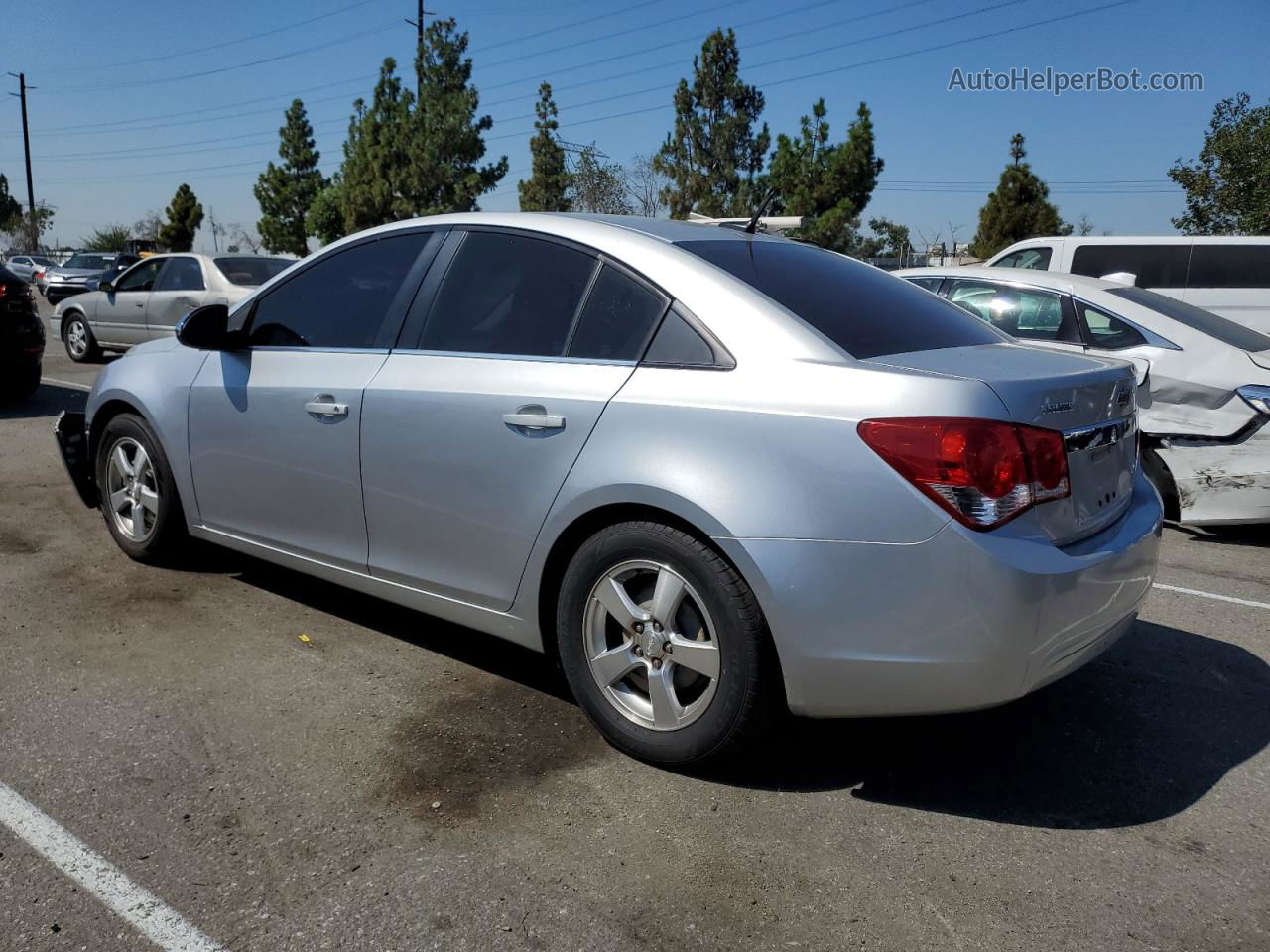 2014 Chevrolet Cruze Lt Silver vin: 1G1PC5SB6E7295047