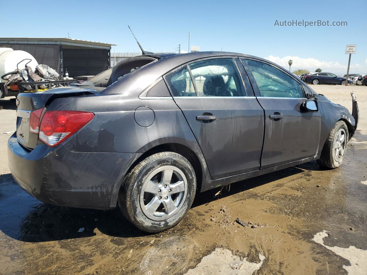 2014 Chevrolet Cruze Lt Серый vin: 1G1PC5SB6E7415297