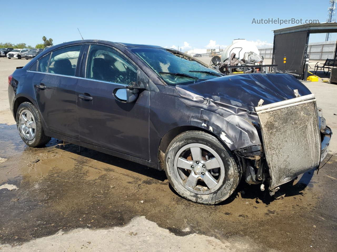 2014 Chevrolet Cruze Lt Gray vin: 1G1PC5SB6E7415297