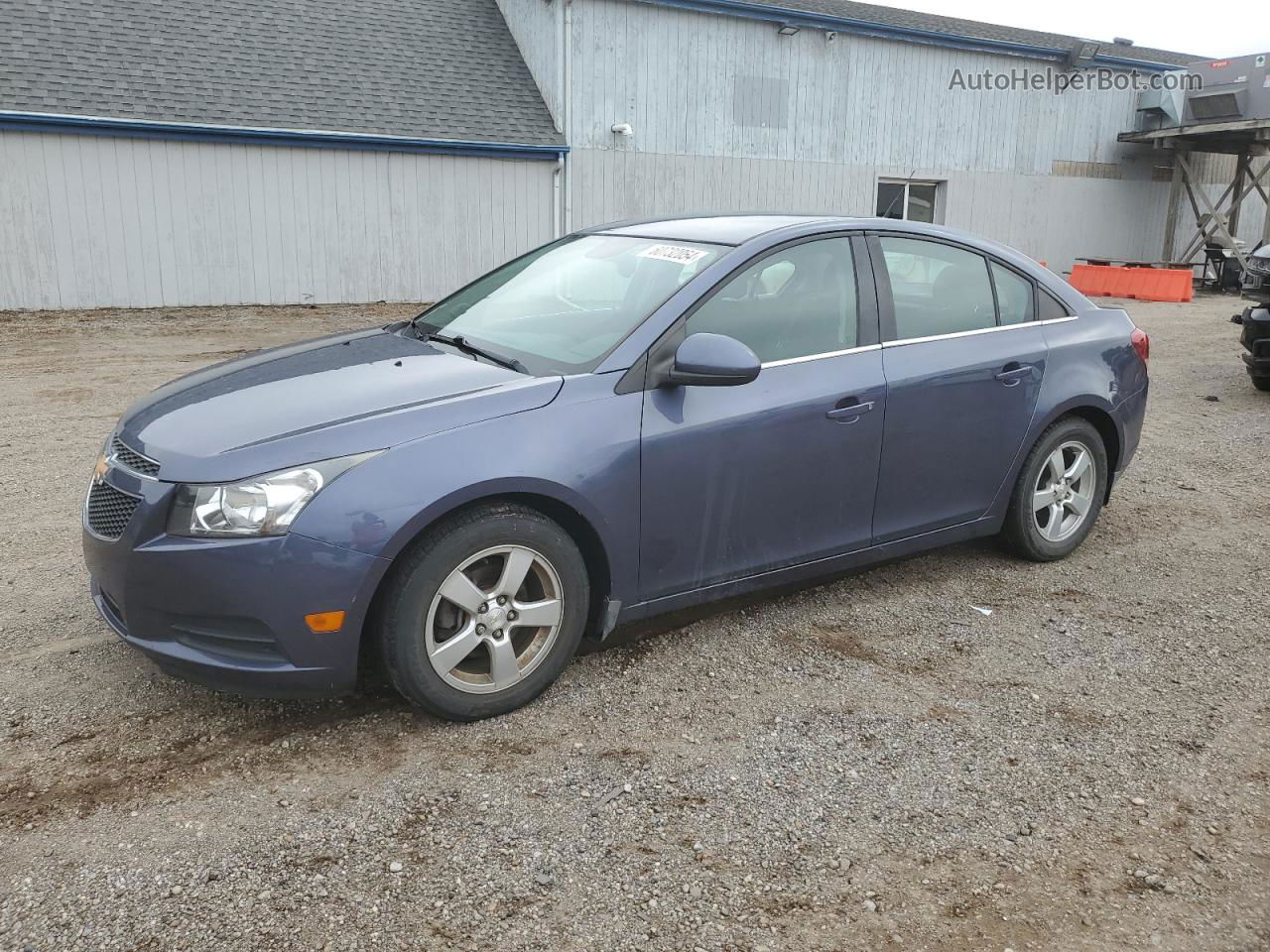 2014 Chevrolet Cruze Lt Blue vin: 1G1PC5SB6E7436666