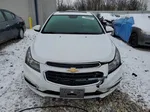 2015 Chevrolet Cruze Lt White vin: 1G1PC5SB6F7108990