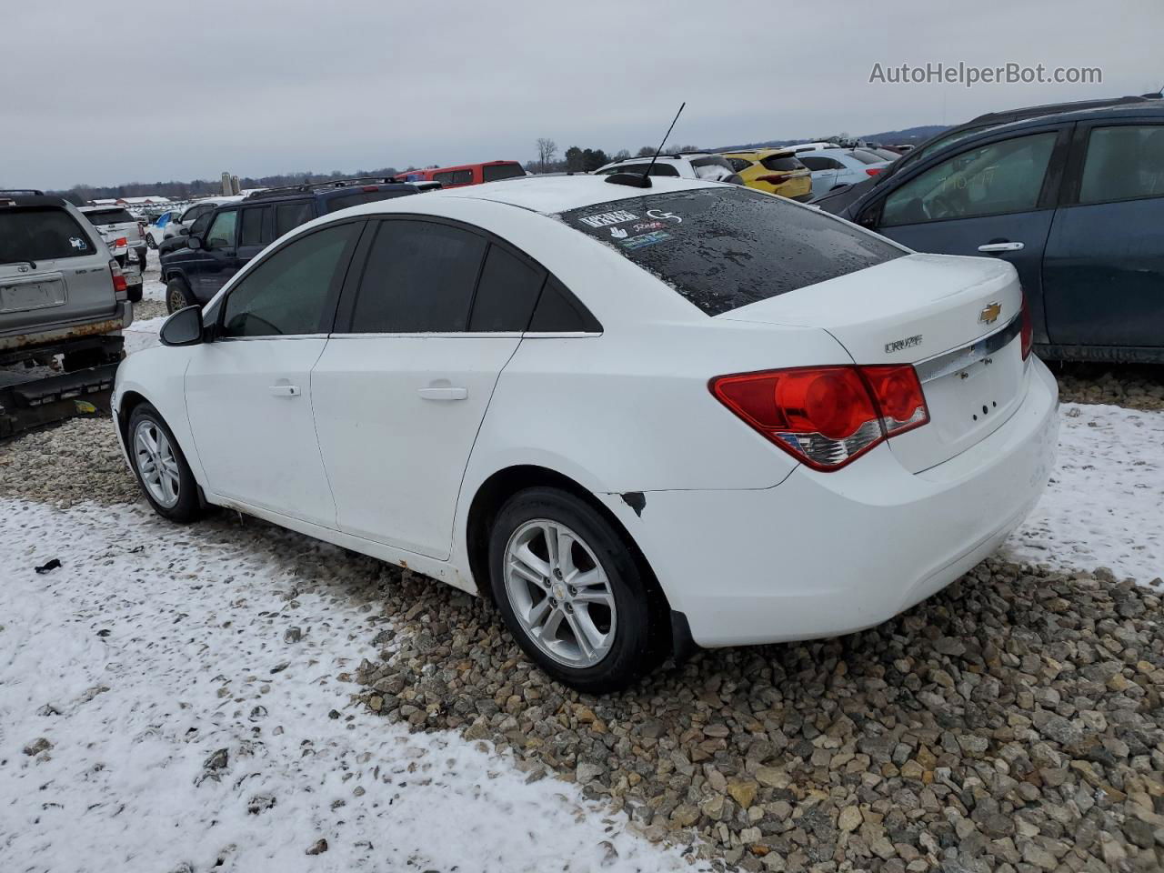 2015 Chevrolet Cruze Lt White vin: 1G1PC5SB6F7108990