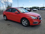 2015 Chevrolet Cruze Lt Red vin: 1G1PC5SB6F7170082