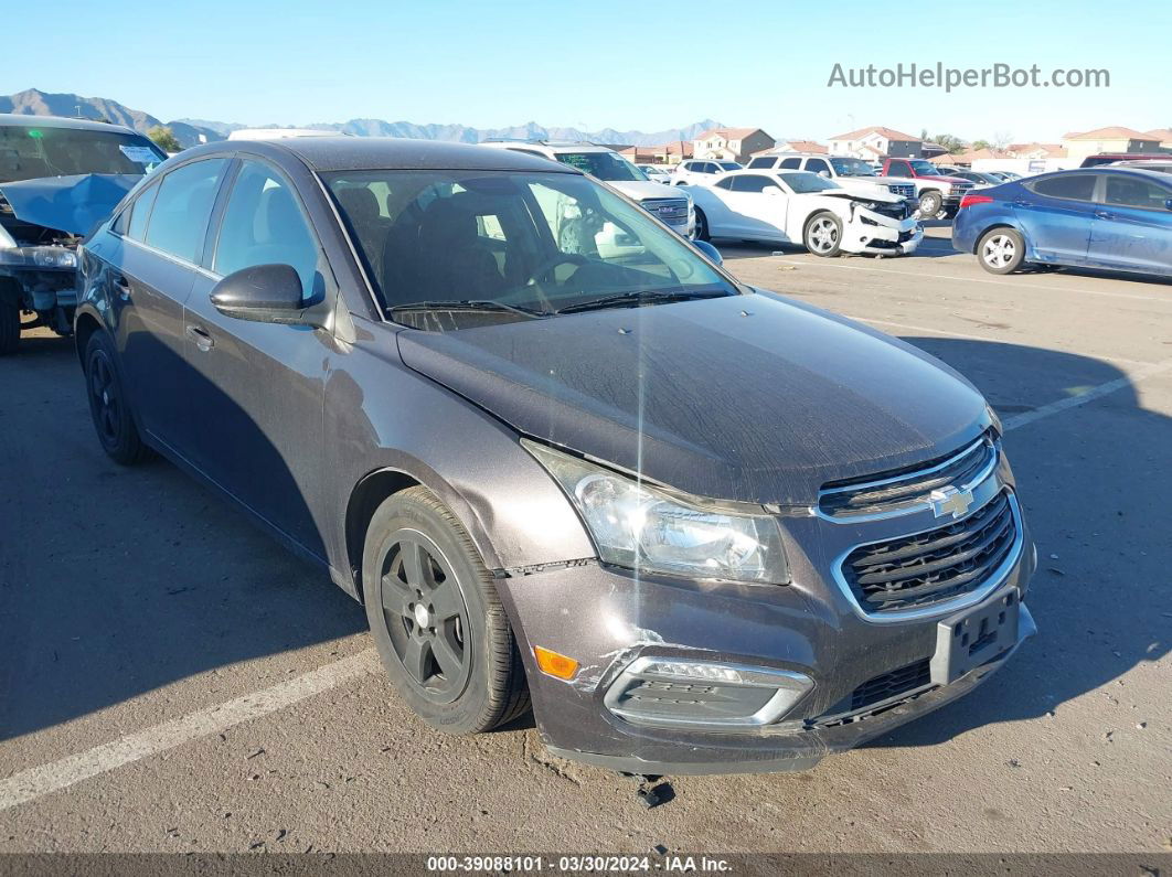 2015 Chevrolet Cruze 1lt Auto Gray vin: 1G1PC5SB6F7238915