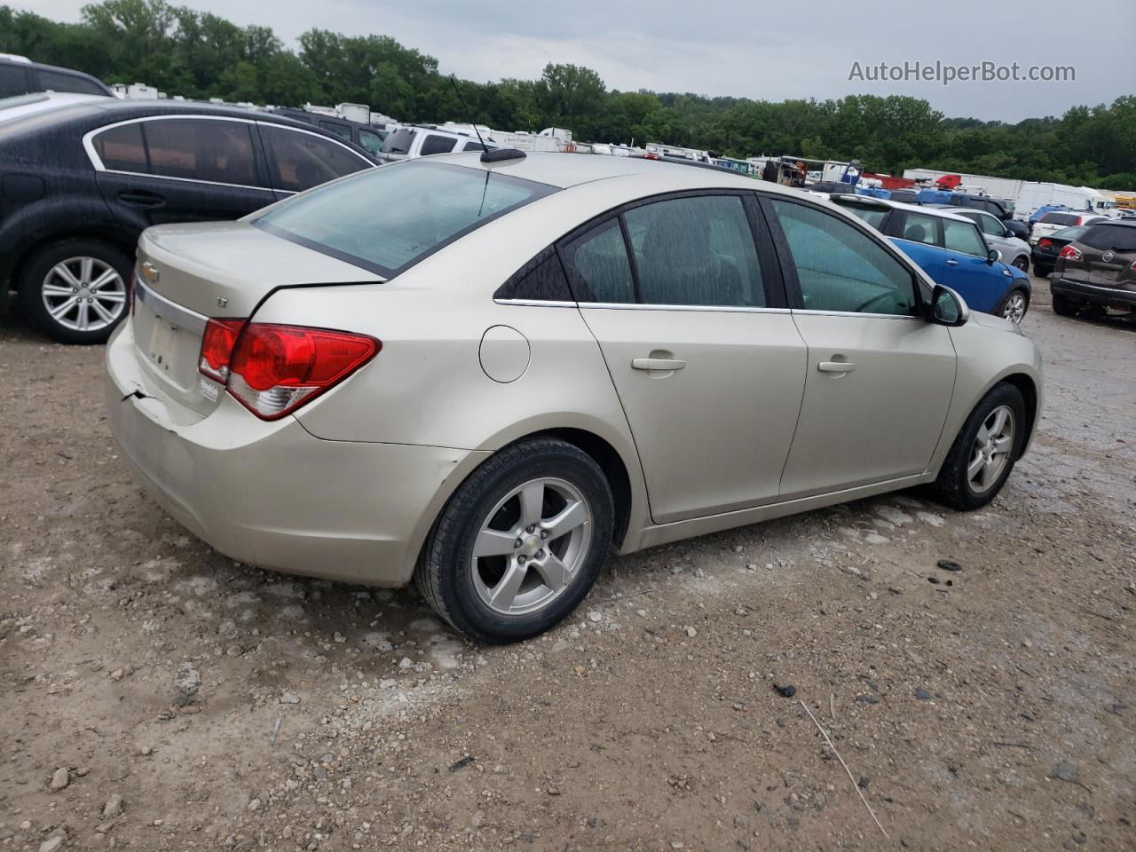 2015 Chevrolet Cruze Lt Beige vin: 1G1PC5SB6F7240972