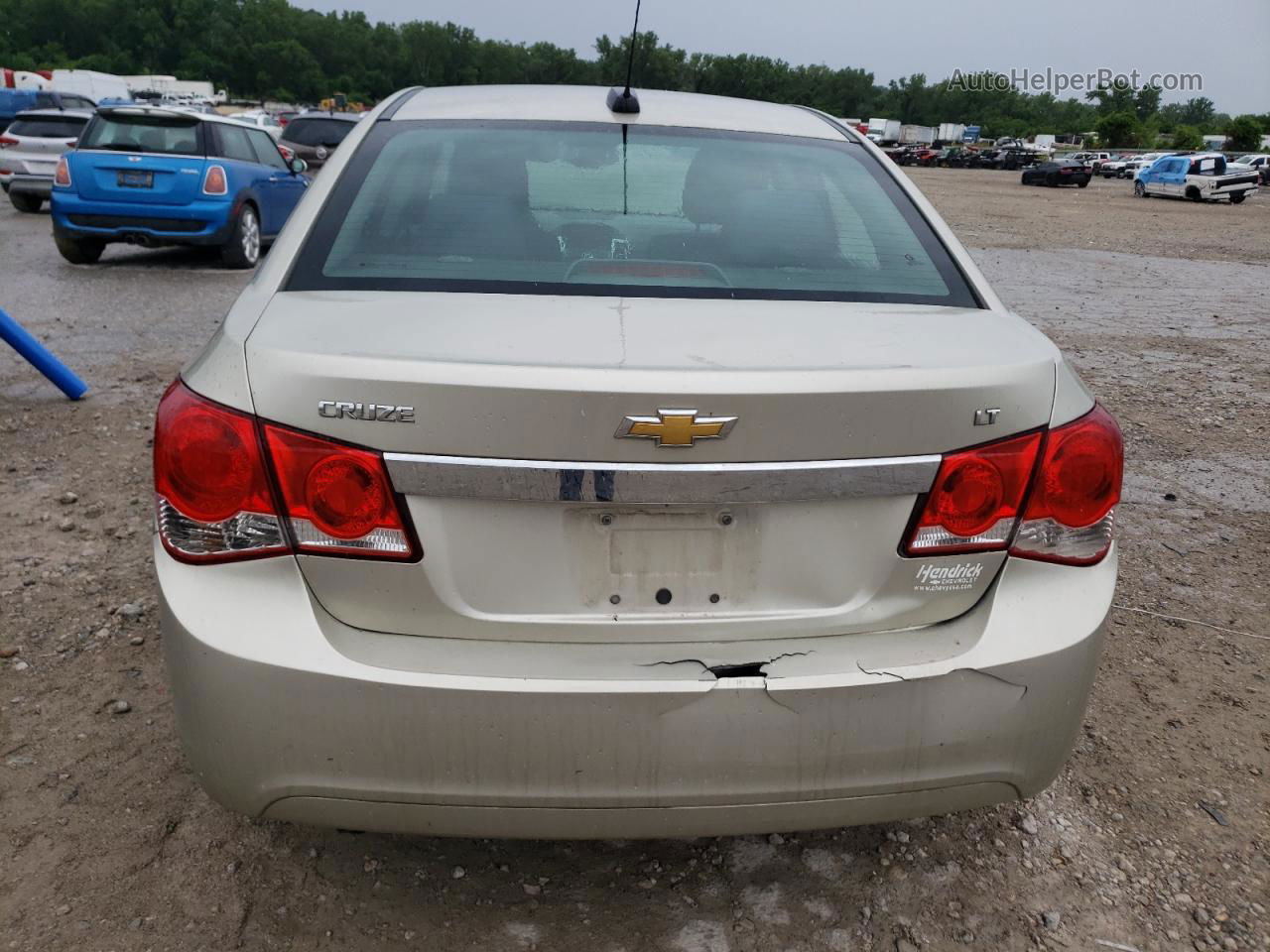 2015 Chevrolet Cruze Lt Beige vin: 1G1PC5SB6F7240972