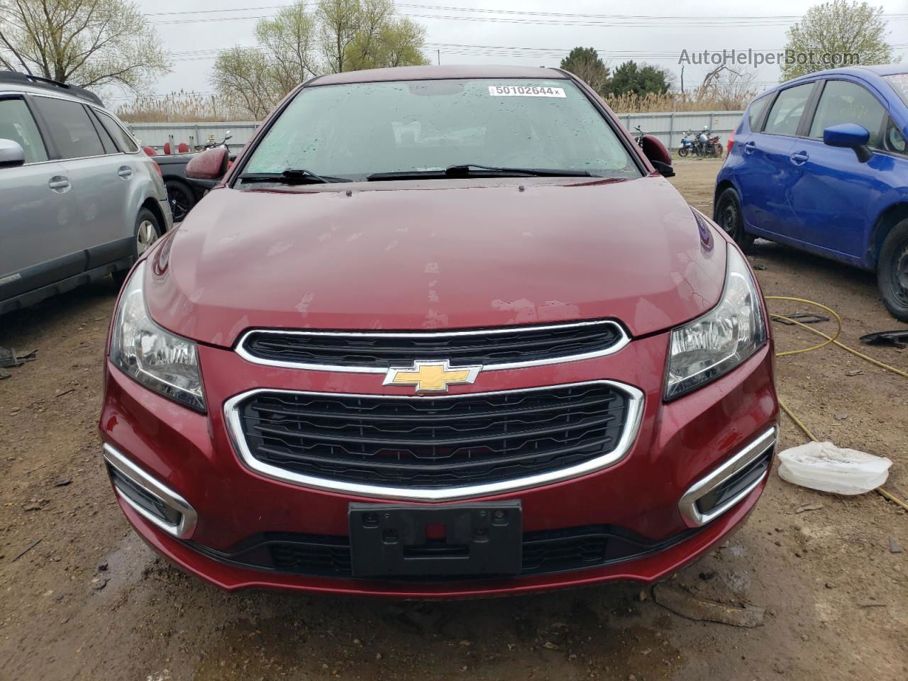 2015 Chevrolet Cruze Lt Красный vin: 1G1PC5SB6F7291565