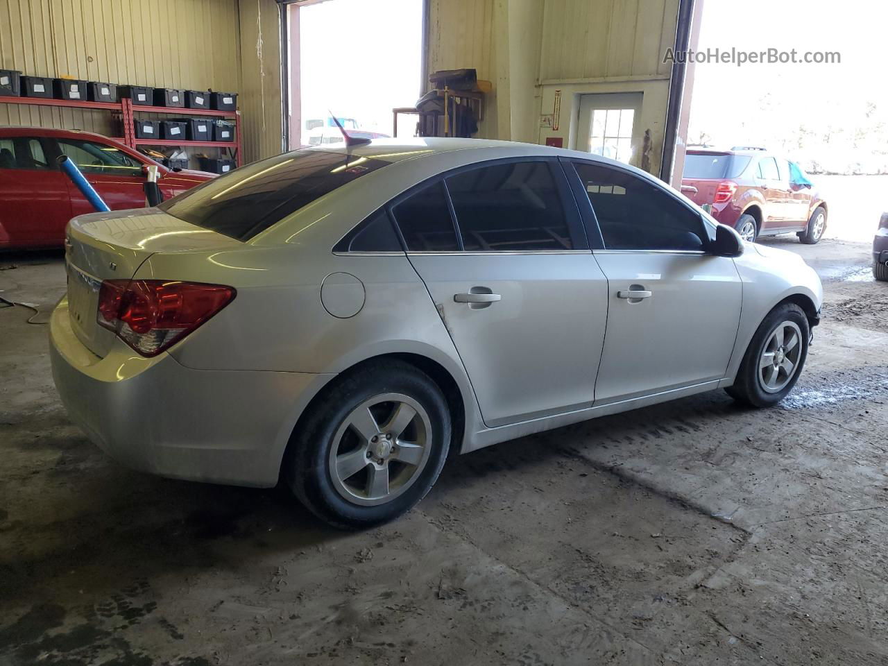 2013 Chevrolet Cruze Lt Silver vin: 1G1PC5SB7D7139324