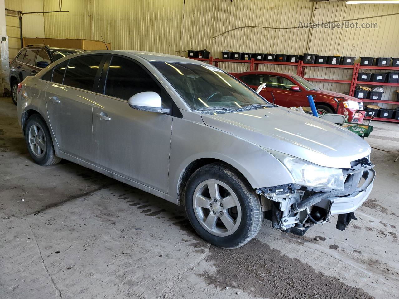 2013 Chevrolet Cruze Lt Silver vin: 1G1PC5SB7D7139324