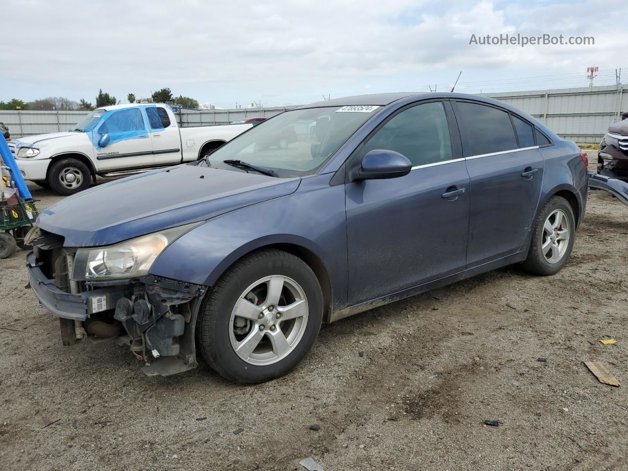 2013 Chevrolet Cruze Lt Синий vin: 1G1PC5SB7D7216872